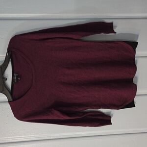 The Limited XS Plum Long Sleeve Top